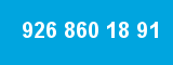 926 860 18 91